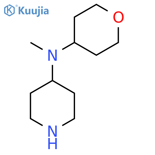 Methylpiperidin-4-yl(tetrahydropyran-4-yl)amine structure