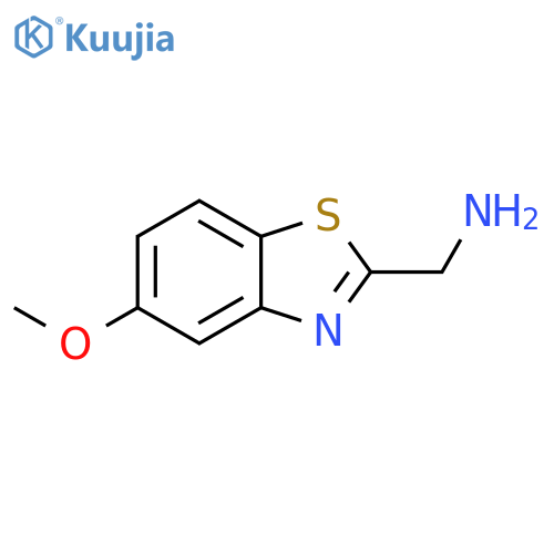 (5-methoxy-1,3-benzothiazol-2-yl)methanamine structure