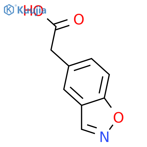 2-(Benzo[d]isoxazol-5-yl)acetic acid structure