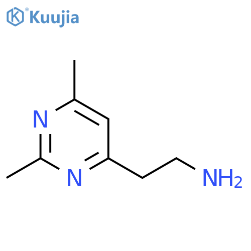 4-Pyrimidineethanamine, 2,6-dimethyl- structure