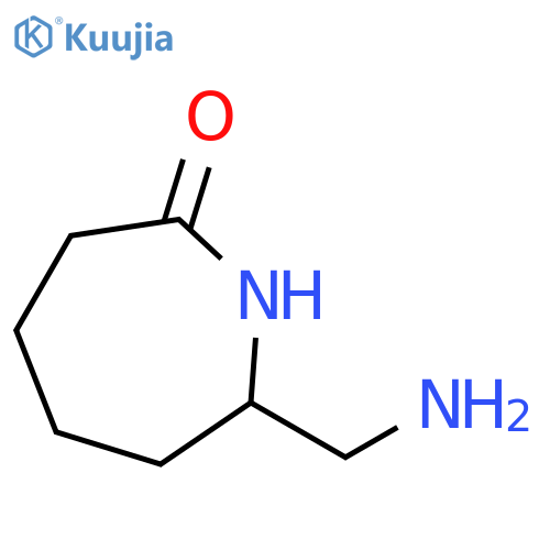 7-(aminomethyl)azepan-2-one structure