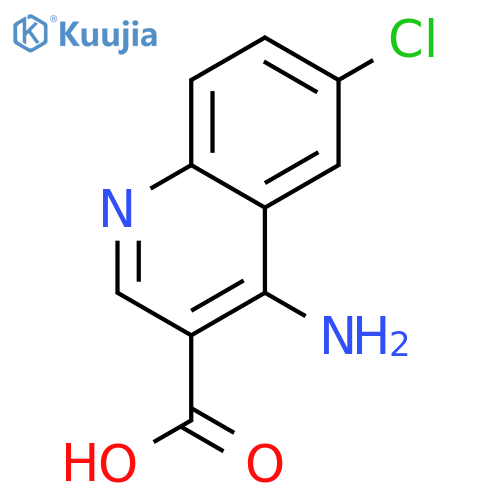 4-Amino-6-chloroquinoline-3-carboxylic acid structure