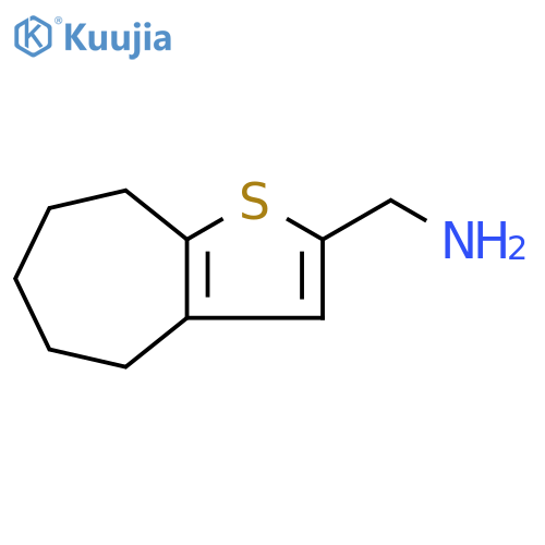 (5,6,7,8-Tetrahydro-4h-cyclohepta[b]thiophen-2-yl)methanamine structure