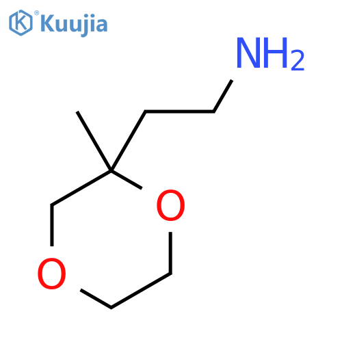2-(2-Methyl-1,4-dioxan-2-yl)ethan-1-amine structure