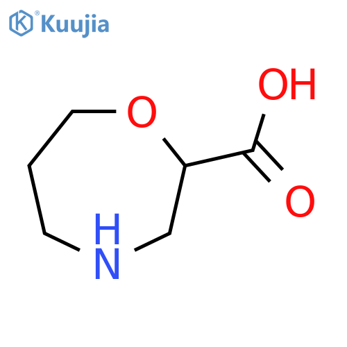 1,4-Oxazepine-2-carboxylic acid, hexahydro- structure