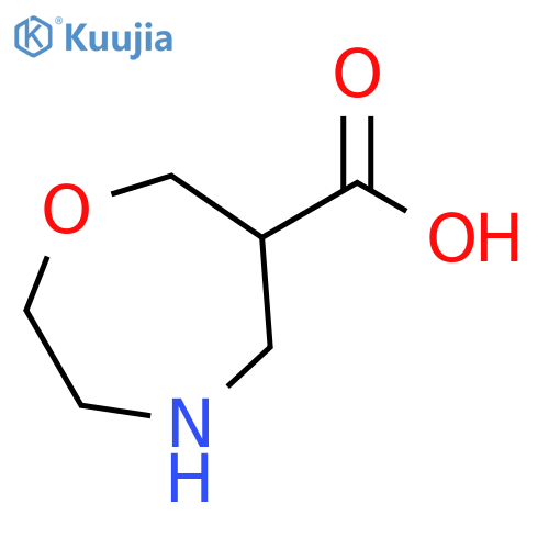 1,4-oxazepane-6-carboxylic acid structure