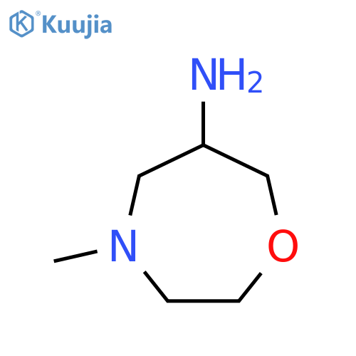 4-methyl-1,4-oxazepan-6-amine structure