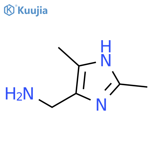 (2,5-dimethyl-1H-imidazol-4-yl)methanamine structure