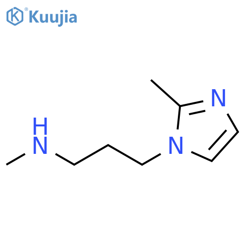 methyl3-(2-methyl-1H-imidazol-1-yl)propylamine structure