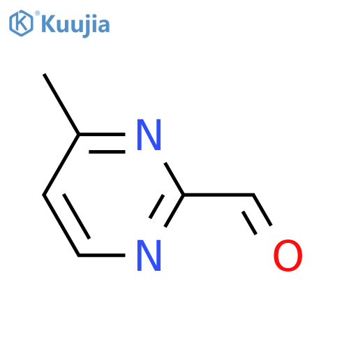 4-methylpyrimidine-2-carbaldehyde structure