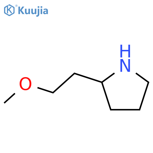 2-(2-Methoxyethyl)pyrrolidine structure