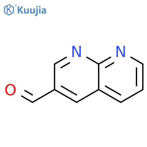 1,8-naphthyridine-3-carbaldehyde structure