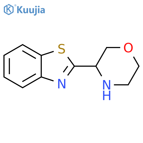 2-(morpholin-3-yl)-1,3-benzothiazole structure