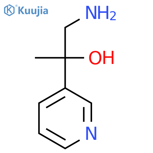 1-Amino-2-(pyridin-3-yl)propan-2-ol structure