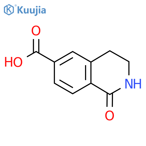 1-oxo-1,2,3,4-tetrahydroisoquinoline-6-carboxylic acid structure