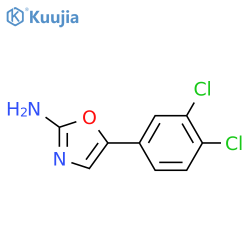 5-(3,4-dichlorophenyl)-1,3-oxazol-2-amine structure