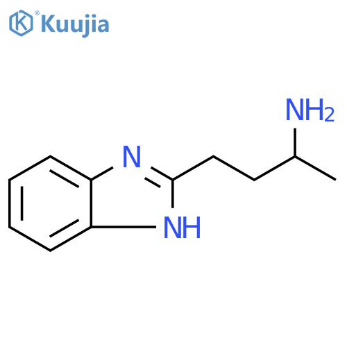 4-(1H-1,3-benzodiazol-2-yl)butan-2-amine structure