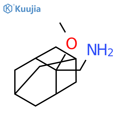 (2-methoxyadamantan-2-yl)methanamine structure