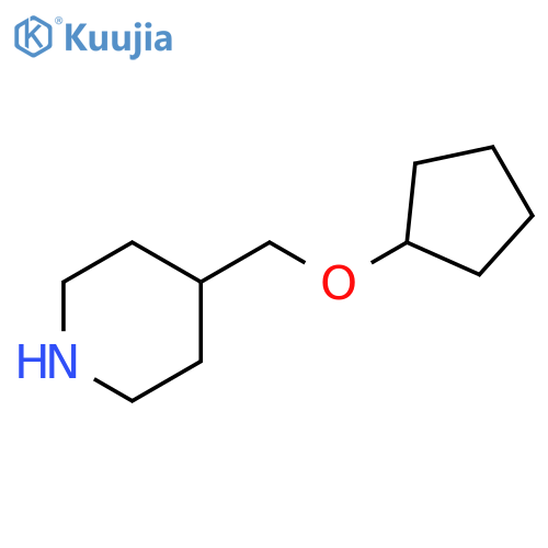 4-[(cyclopentyloxy)methyl]piperidine structure