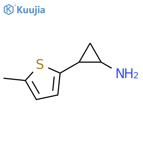 2-(5-Methyl-thiophen-2-yl)-cyclopropylamine structure