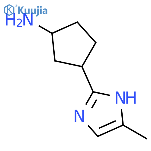 Cyclopentanamine,  3-(5-methyl-1H-imidazol-2-yl)- structure