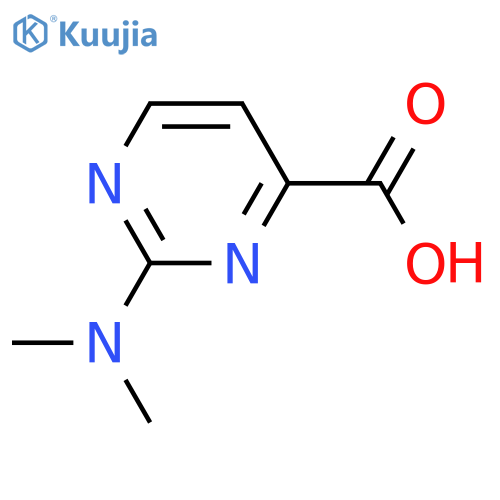 2-(Dimethylamino)pyrimidine-4-carboxylic acid structure
