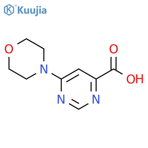 6-morpholinopyrimidine-4-carboxylic acid structure