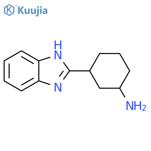 3-(1H-1,3-benzodiazol-2-yl)cyclohexan-1-amine structure