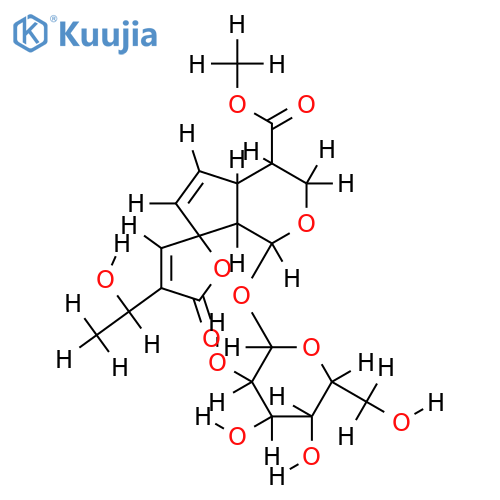 1-O-beta-p-Glucopyranoside-Allamcidin B structure