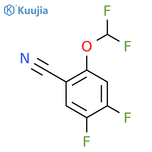 Benzonitrile, 2-(difluoromethoxy)-4,5-difluoro- structure