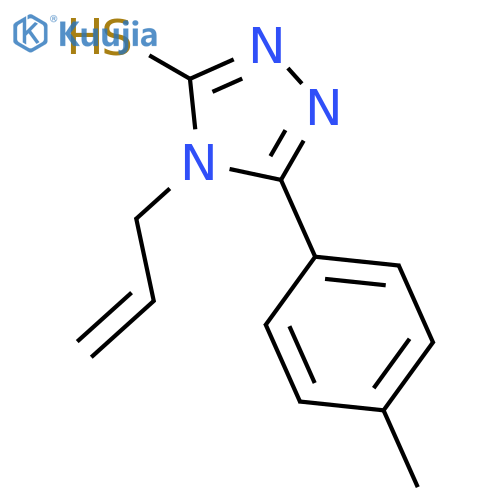 5-(4-Methylphenyl)-4-(prop-2-en-1-yl)-4H-1,2,4-triazole-3-thiol structure