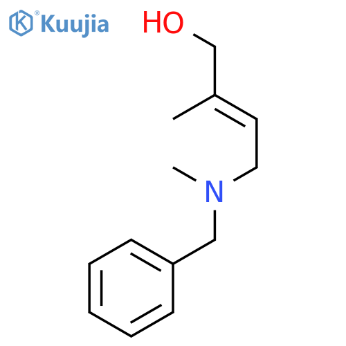 2-Buten-1-ol, 2-methyl-4-[methyl(phenylmethyl)amino]-, (E)- structure