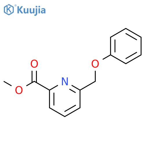 Methyl 6-(phenoxymethyl)picolinate structure
