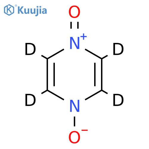 Pyrazine 1,4-Dioxide-d4 structure