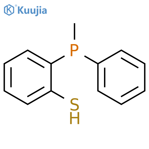 Benzenethiol, 2-(methylphenylphosphino)- structure