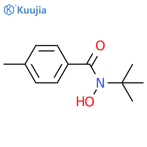 Benzamide, N-(1,1-dimethylethyl)-N-hydroxy-4-methyl- structure