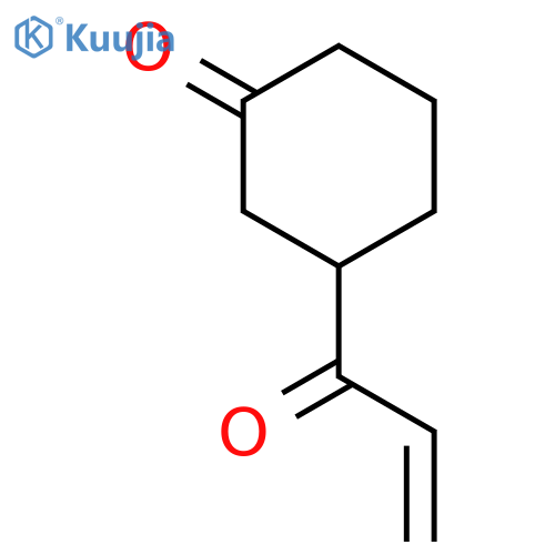 Cyclohexanone, 3-(1-oxo-2-propenyl)- structure