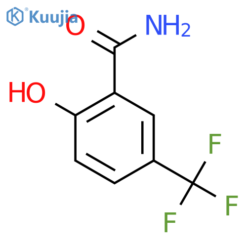2-Hydroxy-5-(trifluoromethyl)benzamide structure