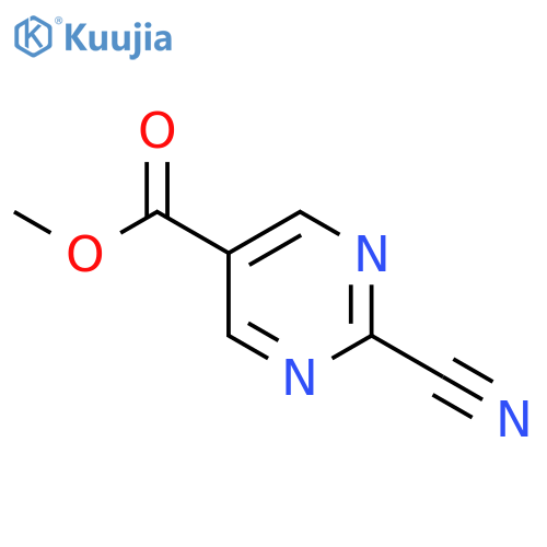 Methyl 2-cyanopyrimidine-5-carboxylate structure