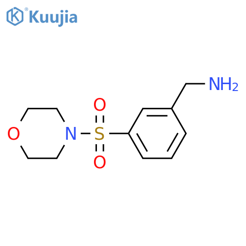 3-(morpholine-4-sulfonyl)phenylmethanamine structure
