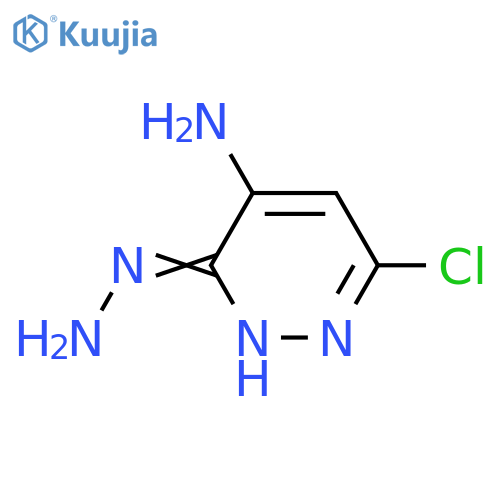 6-Chloro-3-hydrazinylpyridazin-4-amine structure