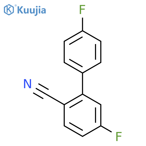 4',5-Difluorobiphenyl-2-carbonitrile structure