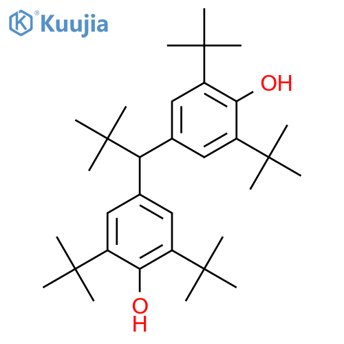 Propyl, 1,1-bis[3,5-bis(1,1-dimethylethyl)-4-hydroxyphenyl]-2,2-dimethyl- structure