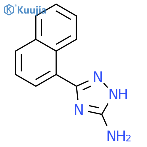 5-(naphthalen-1-yl)-4H-1,2,4-triazol-3-amine structure