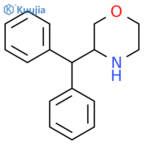 3-(diphenylmethyl)morpholine structure