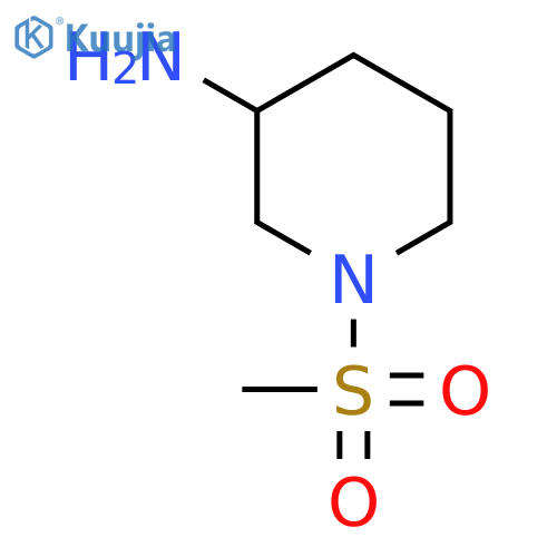 1-methanesulfonylpiperidin-3-amine structure