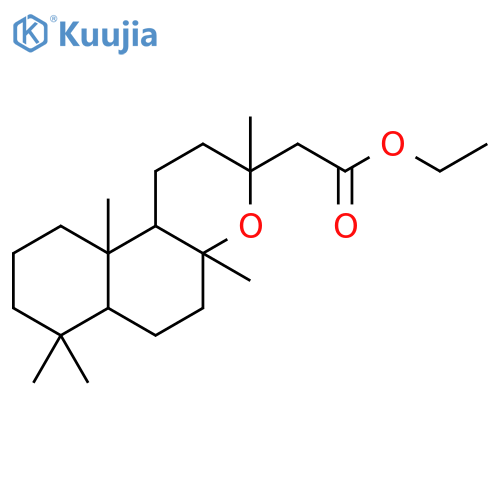 1H-Naphtho[2,1-b]pyran-3-acetic acid, dodecahydro-3,4a,7,7,10a-pentamethyl-, ethyl ester structure