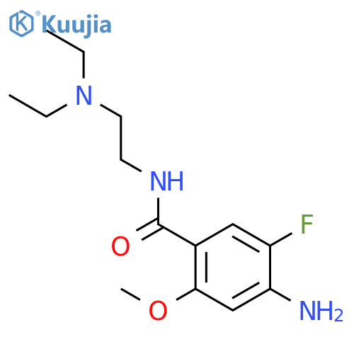 Benzamide, 4-amino-N-[2-(diethylamino)ethyl]-5-fluoro-2-methoxy- structure