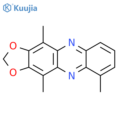 1,3-Dioxolo[4,5-b]phenazine, 4,6,11-trimethyl- structure