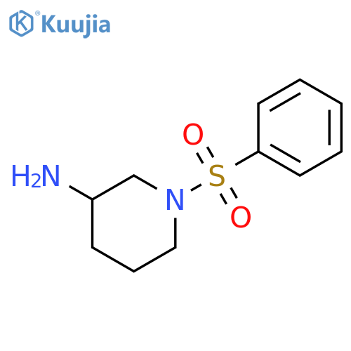 1-Benzenesulfonyl-piperidin-3-ylamine structure